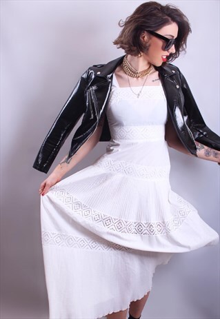 WHITE MAXI DRESS