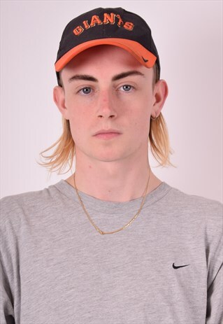 NIKE MENS VINTAGE SF GIANTS CAP ONE SIZE BLACK 90S