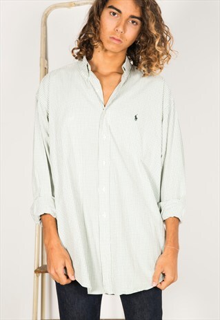 VINTAGE 80S POLO RALPH LAUREN SHIRT / R043