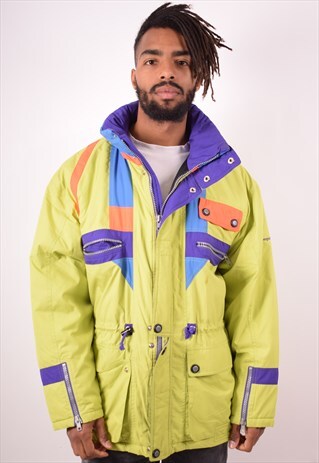 SERGIO TACCHINI MENS VINTAGE JACKET MEDIUM GREEN 90S