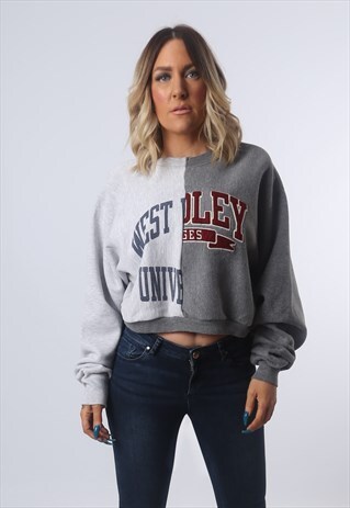 CROPPED SWEATSHIRT JUMPER OVERSIZED BICH REBORN HYBRID (FVDE