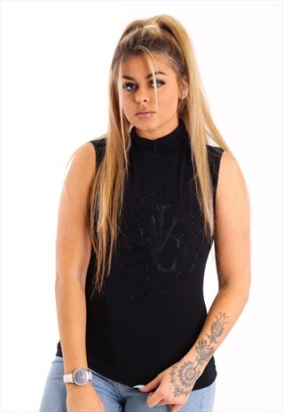 VINTAGE SLEEVLESS HIGH NECK T-SHIRT NT449