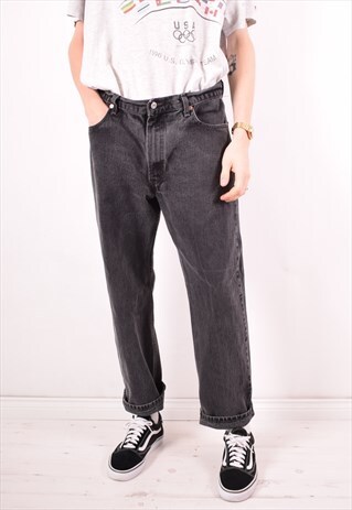 LEVI'S 550 MENS VINTAGE JEANS W36 L30 GREY 90S