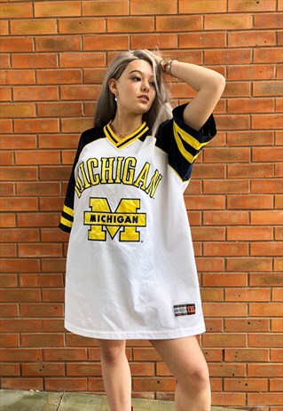 VINTAGE MICHIGAN WOLVERINES FOOTBALL JERSEY