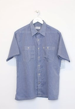 Vintage Christian Dior shirt in blue. Best fits L