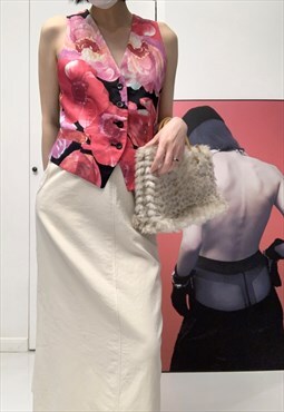 Kenzo roses flowers print vintage top