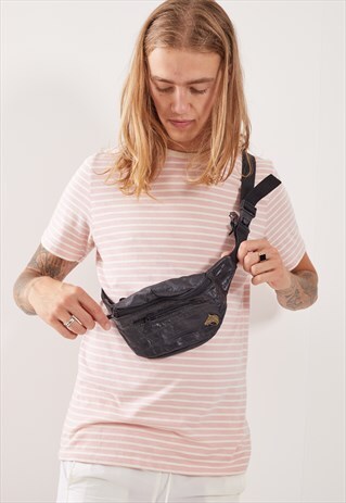 VINTAGE FAUX LEATHER FESTIVAL BUM BAG