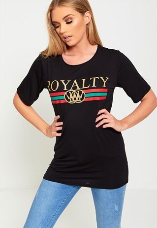ROYALTY SLOGAN T-SHIRT