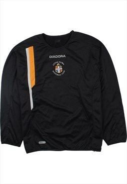 Vintage 90's Diadora Sweatshirt Luton Town Training Top 2014