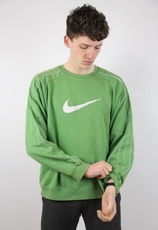 VINTAGE NIKE GREEN 90'S SWEATSHIRT