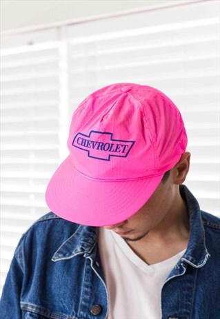VINTAGE CHEVROLET LOGO BASEBALL CAP 90S ONE SIZE 2.0