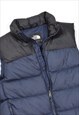 THE NORTH FACE NUPSTE 700 DOWN FILL PUFFER GILET NAVY BLUE
