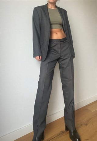 Vintage Grey Suit Trousers