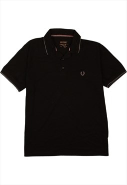 Vintage 90's FRED PERRY T Shirt Short Sleeves Quater Button