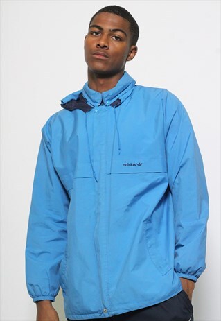 VINTAGE FULL ZIP ADIDAS WATERPROOF JACKET