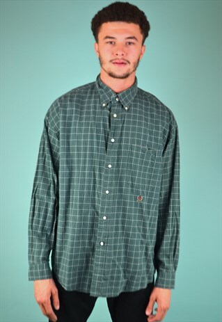 VINTAGE 90'S TOMMY HILFIGER CHECKED SHIRT
