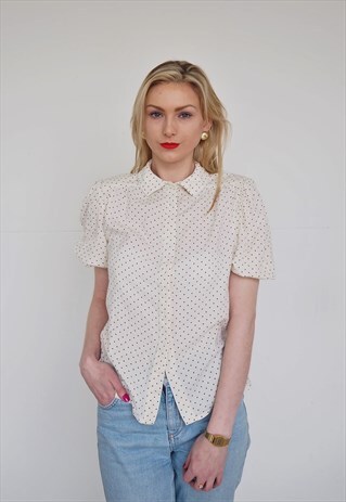 POLKA DOT BLOUSE
