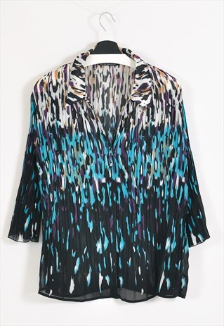 VINTAGE 90'S BLOUSE IN ABSTRACT PRINT