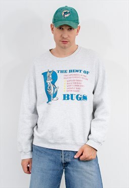 Vintage 90s Bugs Bunny sweatshirt cartoon printed