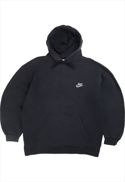 Vintage  Nike Hoodie Heavyweight 90's Premium Pullover Black