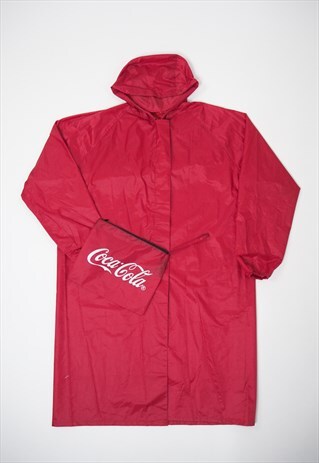 90S COCA COLA MAC COAT AND MATCHING BAG