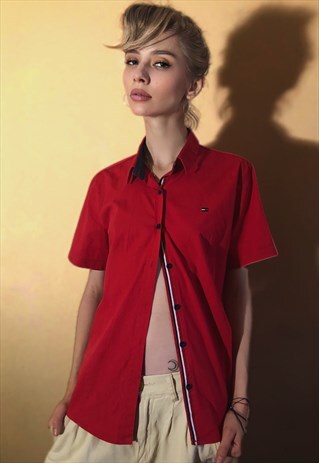 VINTAGE RED LOGO SHIRT