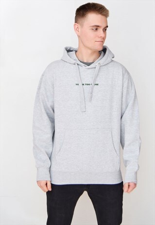 GREY YOU'RE TOO CLOSE (GREEN) HOODIE