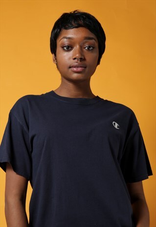 CHAMPION 90S NAVY T SHIRT