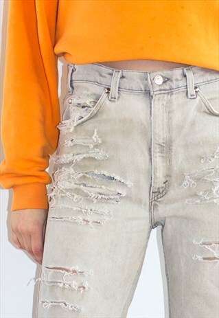VINTAGE 80'S SUPER HIGH WAIST STRETCHY MOM JEANS LEVI'S