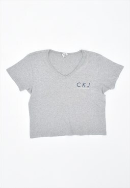 Vintage 90's Calvin Klein T-Shirt Top Grey