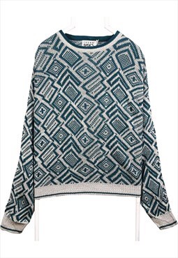 Vintage 90's Trend Basics Jumper / Sweater Knitted Crewneck