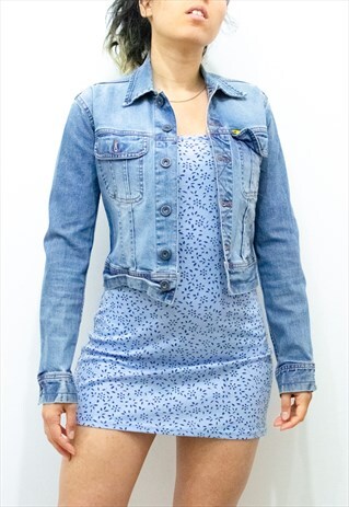 VINTAGE Y2K SLIMFIT DENIM JEANS JACKET