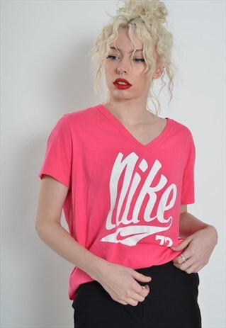 VINTAGE NIKE T-SHIRT TOP PINK