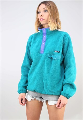 VINTAGE OVERSIZED 1/4 PATAGONIA FLEECE