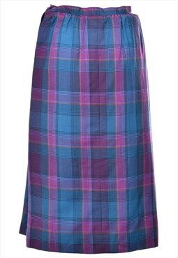 Pendleton Checked Skirt - M