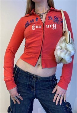 Y2K Guess sport zip up jumper