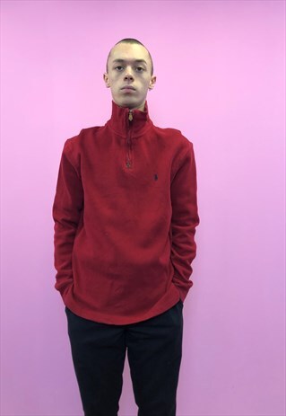 VINTAGE RALPH LAUREN 1/4 ZIP SWEATSHIRT