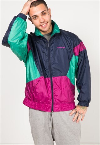 VINTAGE 80S ADIDAS SHELL SPORT JACKET / S1303