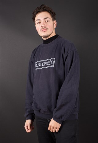 BLACK BIG LOGO SPELL OUT UMBRO SWEATSHIRT
