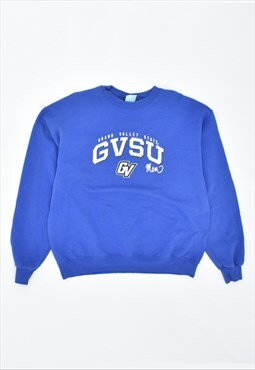 Vintage 90's Champion GVSU Sweatshirt Jumper Blue