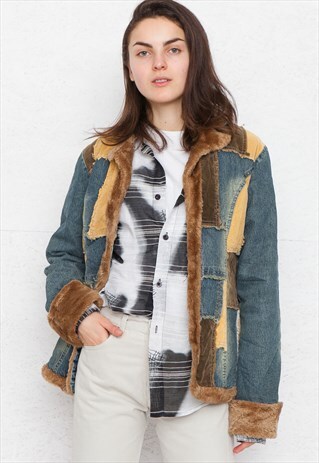 VINTAGE BLUE KATHY PEC DENIM JACKET