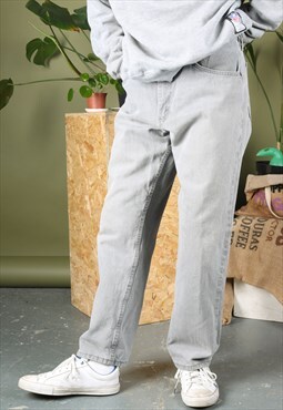 Vintage Lee Jeans in Grey Denim