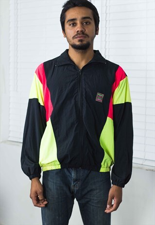 VINTAGE RACING SHELL JACKET LOGO 90S M 10.1