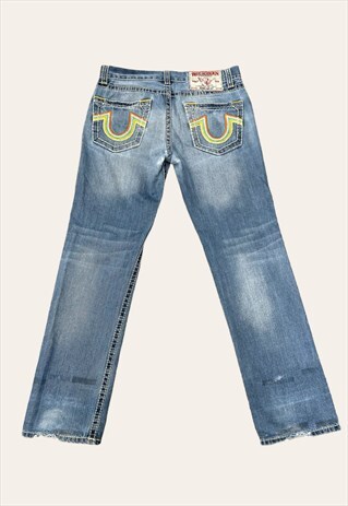 TRUE RELIGION VINTAGE DENIM JEANS W34