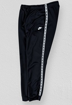 Nike Black Tracksuit Bottoms Track Pants Mens Medium