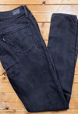 Vintage Y2K Levis black diamonte denim jeans 28 x 30
