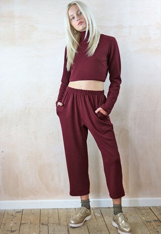 TURTLENECK TOP AND PEG PANTS CO-ORDINATES