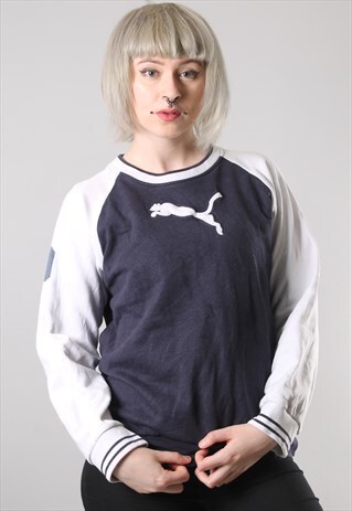 VINTAGE PUMA SWEATSHIRT JUMPER SMALL