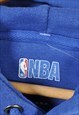 VINTAGE NBA MAVERICKS BASKETBALL HOODIE SWEATSHIRT BLUE S