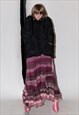 VINTAGE 90'S QUILTED OVERSIZE JACKET IN SABLE BLACK